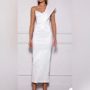 White dress Australian designer